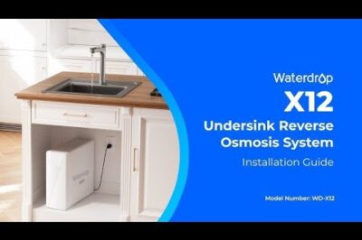 Reverse Osmosis System for Coffee: Waterdrop X12